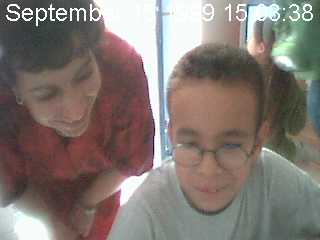 Hakim et sa maman